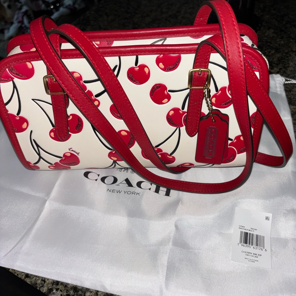 Coach Cherry Swing Zip